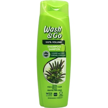 Wash&Go шампоан за коса, Herbal, 180мл