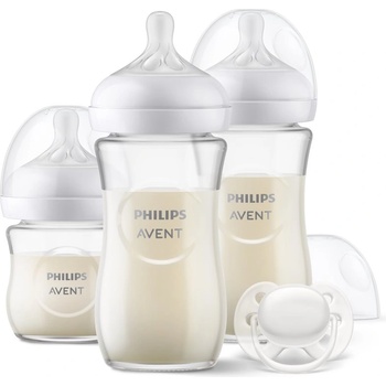Philips Avent Natural Response Glass Set SCD878/11 подаръчен комплект за бебета