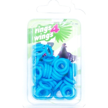 E-Z Elastic Ring Kroužky 8 mm modré 50ks