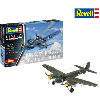 Revell Самолет за сглобяване REVELL Junkers Ju88 A-1 Битка за Великобритания (R04972)