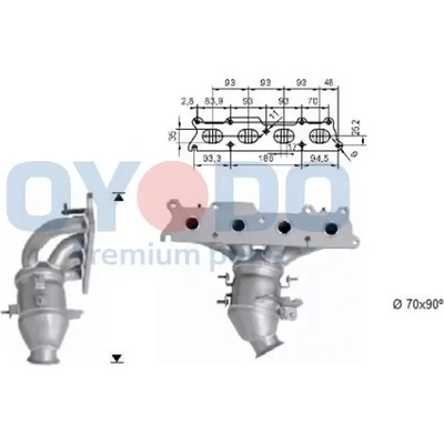 Oyodo Katalyzátor OYD 10N0107-OYO
