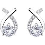 Silenti Jewelry Сребърни обеци "Извивка