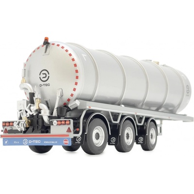 MarGe Models Cisternový návěs D Tec stříbrná 1:32
