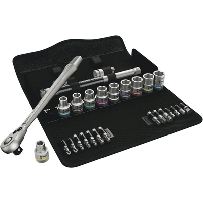 Wera 004078 Račňová sada Zyklop Metal 1/2" typ 8100 SC 8, metrická 28 dielov