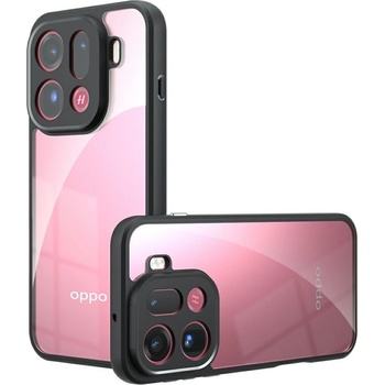 OPPO Защитен Прозрачен Калъф за Oppo Find X9 Pro 5G- PC гръб +TPU рамка, Удароустойчив, Вкл. Скрийн Протектор