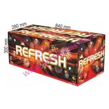 Sestavený ohňostroj REFRESH 75 ran 50 mm