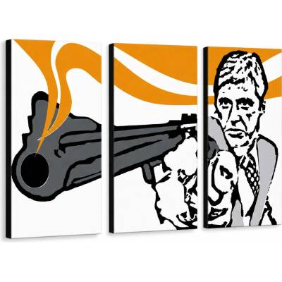 Ručne maľovaný POP Art obraz AL PACINO - 120x80 cm