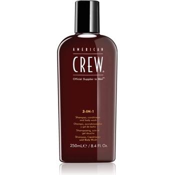 American Crew Hair & Body 3-IN-1 шампоан, балсам и душ гел 3 в 1 за мъже 250ml