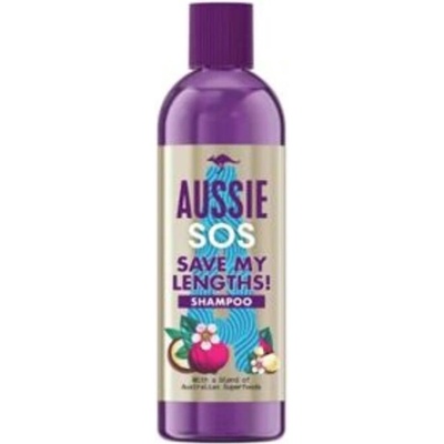 Aussie SOS Save My Lengths! Šampon pro poškozené vlasy 290 ml