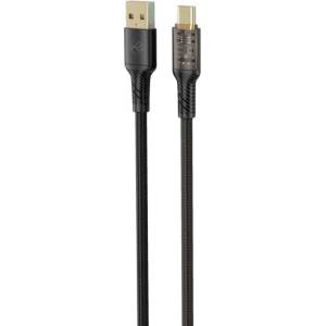 Tellur Кабел Tellur Transparent Series USB към USB-C - 1 м (TLL155711)