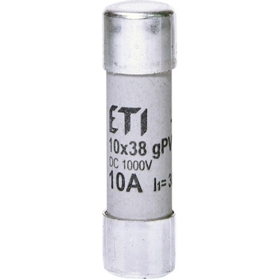 002625075 valcová poistka gPV 10A 1000VDC 10x38mm CH10 pre fotovoltiku ETI