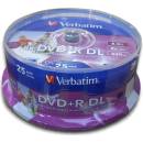 Médiá na napaľovanie Verbatim DVD+R 8,5GB 8x, 25ks