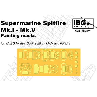 IBG Spitfire Painting Masks 1:72