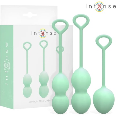 Вагинални топчета, три нива на стимулация - Charli Kegel Balls Green (D-244433)