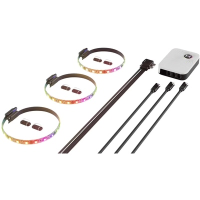 HYTE Комплект 3бр ARGB LED Ленти HYTE LS10 - 330 mm + NP50 (ACC-HYTE-LS10-B-3NP)