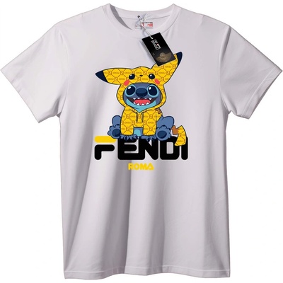 NOONEBRAND Тениска Stitch Fendi Рим - S, Black