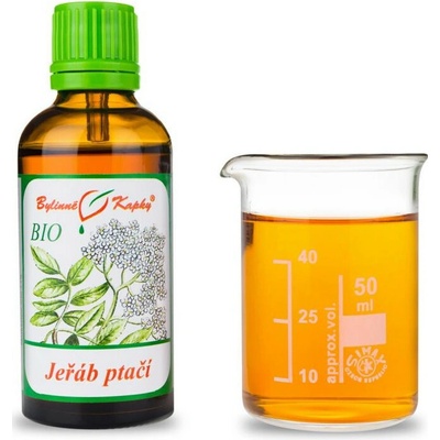 Jarabina vtáčia kvet bio kvapky tinktúra 50 ml