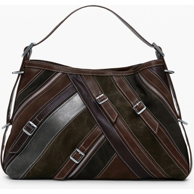 Desigual štýlová dámska kabelka 38.0X28.0X7.0cm Hnedá