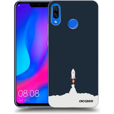 Púzdro Picasee silikónové Huawei Nova 3 - Astronaut 2 čiré