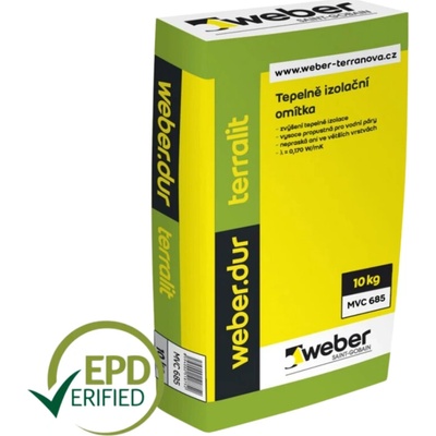 Weberdur terralit - 10 kg balení 10 kg 1 ks