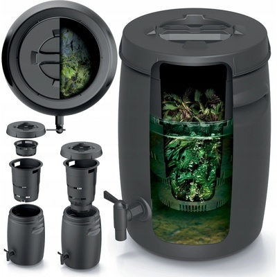 Prosperplast 25 l černý – Zboží Dáma