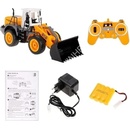 Jamara WHEEL LOADER 2WD kolesový nakladač zvukový modul LED funkčné lyžice RTR 1:20
