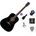 Fender CD-60S WN Premium SET Black Акустична китара