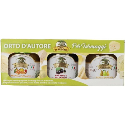 Orto d ´autore trio džemov na syry 300g