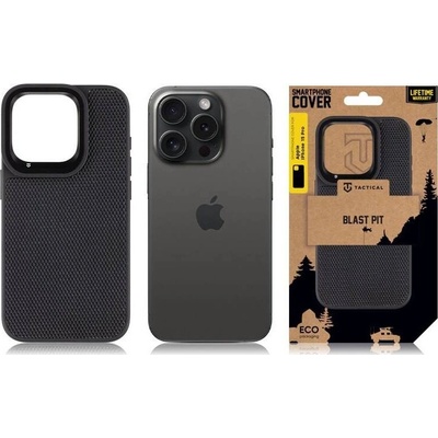 Защитен калъф Cover Tactical Blast Pit, За iPhone 15 Pro, Черен (8596311220906) (8596311220906)