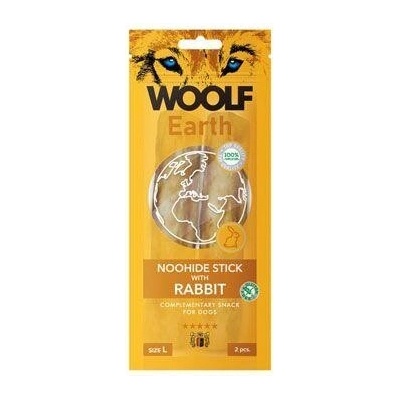 WOOLF Earth poh. NooHide L Sticks with Rabbit 85g