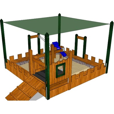 Playground System PIESKOVISKO z agátu č. 3 hry s pieskom