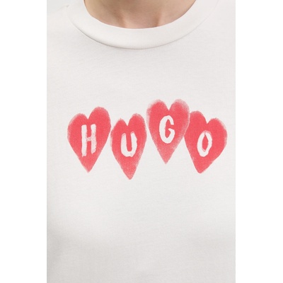 HUGO Памучна тениска HUGO Vintage Tee_22 (50561164)