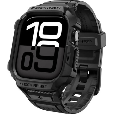 Spigen Каишка Spigen Rugged Armor Pro за Apple Watch 42 мм - черна (8800283316261)