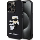 Karl Lagerfeld 3D Rubber Karl and Choupette iPhone 13 Pro čierne