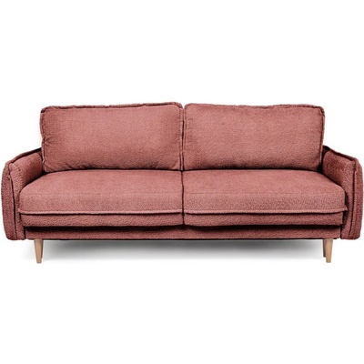 Bonami Червен разтегателен диван от плат букле 215 cm Patti - Bonami Selection (PATTI3SEATERABRIAMO12)