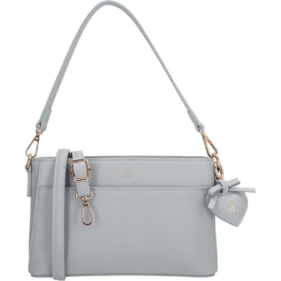 Charm London Světle modrá elegantní crossbody kabelka „Samantha“