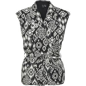 VERO MODA Потник Vero moda Gema Gabi vest - Multicolor (Black / Aop Gema)