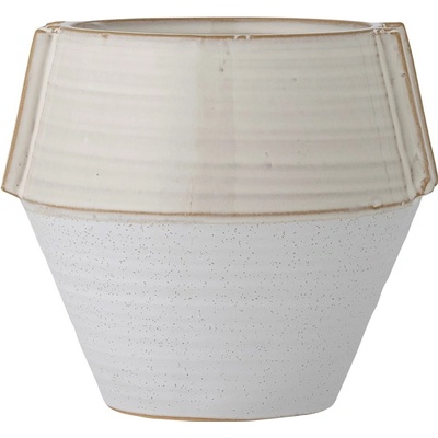 Bloomingville Květináč ZAKI 15,5cm bílý