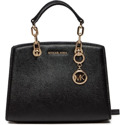 Michael Kors kožená kabelka sm Cynthia černá
