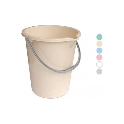 Petraplast Vedro 12 l s výlevkou plast krémové