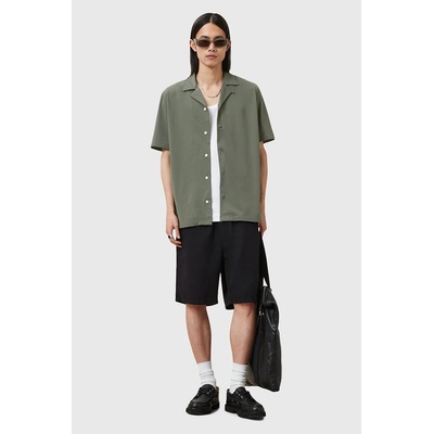 AllSaints риза мъжка от памук HUDSON (M081SA)