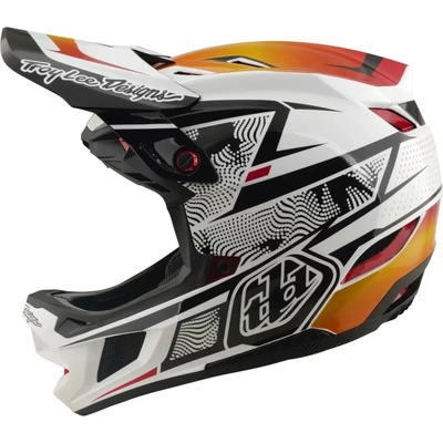 Troy Lee Designs D4 Composite lined up white 2025