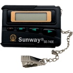  Многофункционален електронен часовник с формата на пейджър Sunway SK-740 E Часовници