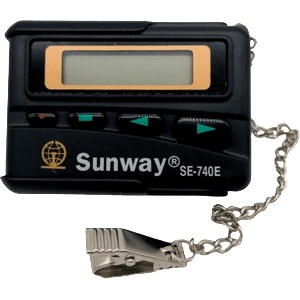  Многофункционален електронен часовник с формата на пейджър Sunway SK-740 E Часовници