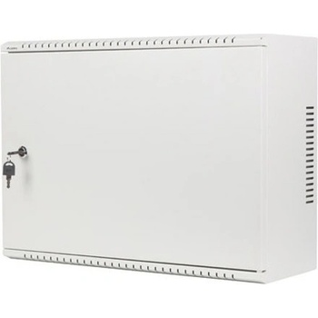 Lanberg Комуникационен шкаф Lanberg WAF1-5203-04-00S, 19", 4U, 40 x 20 x 54 cm, товароносимост до 60кг, сребрист (WAF1-5203-04-00S)