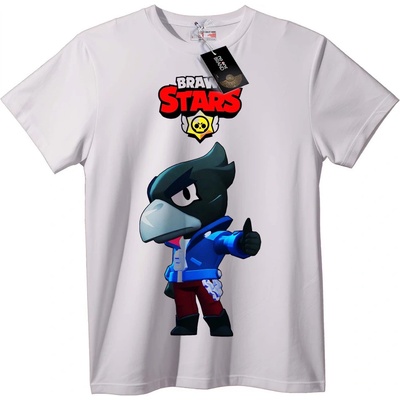 NOONEBRAND Тениска Brawl Stars Анимация - XS, White
