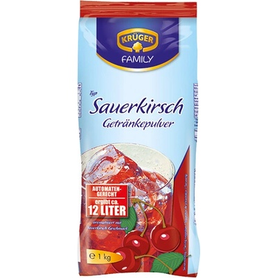 Krüger ledový čaj s příchutí višně v prášku na 12 litrů nápoje 1 kg
