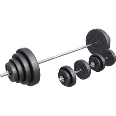 Gorilla Sports Nakladací činkový set plastové závažie 100 kg