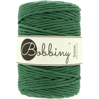 Bobbiny Macrame Cord Pine Green 5mm 100m