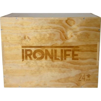 IRONLIFE; Wooden Plyo Box 76 x 61 x 51cm – Zbozi.Blesk.cz